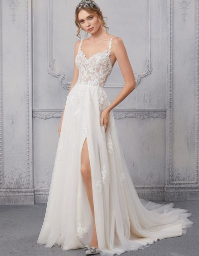 Mori Lee Bridal 1082 - Petal Train Bridal Gown – Couture Candy